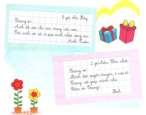 Tập viết tin nhắn