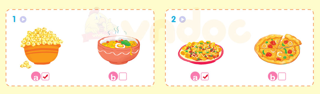 Unit 1 At my birthday party Lesson 2 trang 7