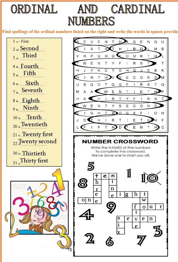 Bài tập tiếng Anh trẻ em: Number có đáp án