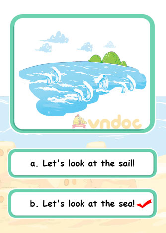 Giải SBT Unit 3 lớp 2 At the seaside