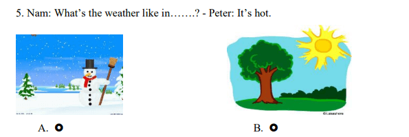35 đề thi học kì 2 môn tiếng Anh lớp 5 năm 2021 có đáp án