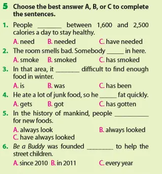 Review 1 lớp 7: Language