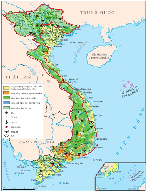 H&atilde;y x&aacute;c định tr&ecirc;n h&igrave;nh 9.2, c&aacute;c tỉnh trọng điểm nghề c&aacute;?