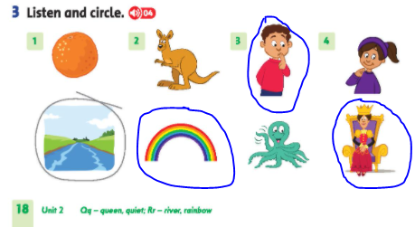 Giải Tiếng Anh lớp 2 Unit 2: He’s happy! Lesson 3 SBT