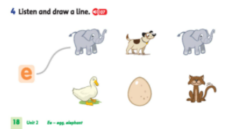 Giải Tiếng Anh lớp 1 Unit 2: What’s this? - Lesson 3 SBT