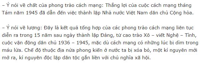 Trong đoạn văn sau &yacute; n&agrave;o n&oacute;i về lượng, &yacute; n&agrave;o n&oacute;i về chất