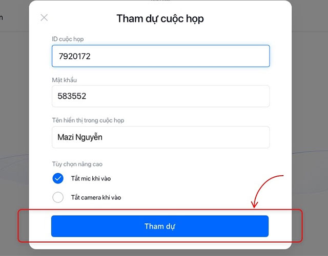 Hướng dẫn sử dụng Zavi để học online
