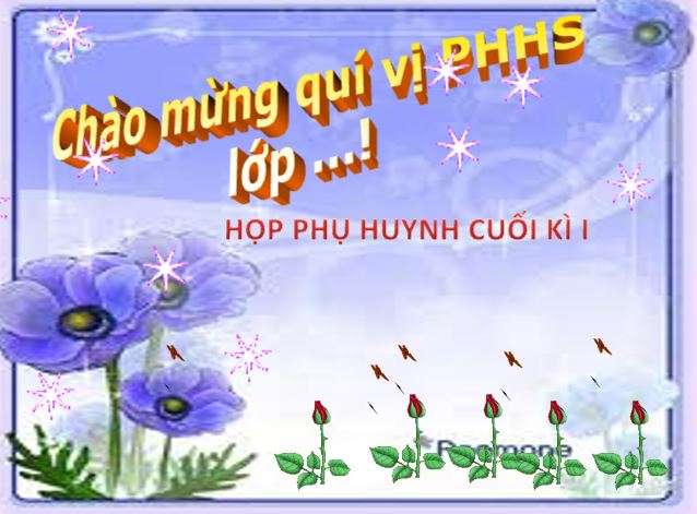 Mẫu slide họp phụ huynh đẹp