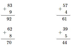 Bài 1 trang 74 Toán lớp 2