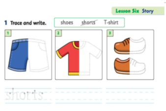 Giải Tiếng Anh lớp 2 Unit 3: Are these his pants? - Lesson 6 SBT