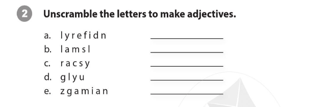 Soạn Anh 6 Unit 2 Worksheet SGK