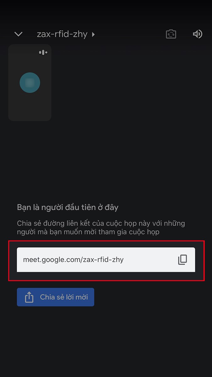 Cách sử dụng Google Meet trên điện thoai