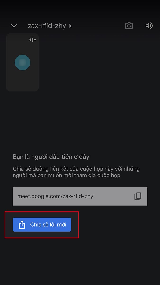 Cách sử dụng Google Meet trên điện thoai