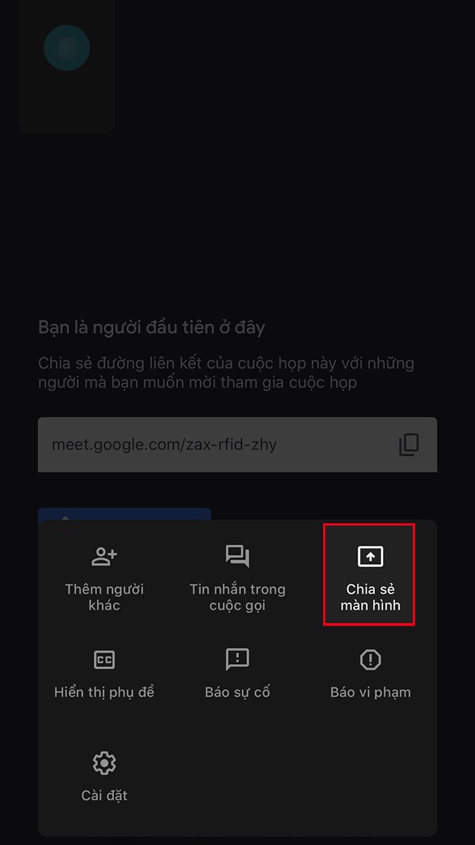 Cách sử dụng Google Meet trên điện thoai