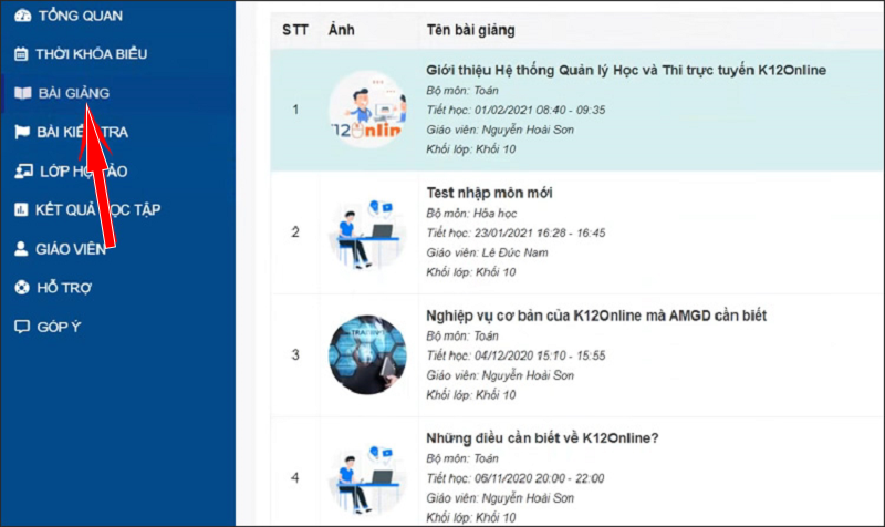 Đăng nhập bằng tài khoản SSO Viettel K12online