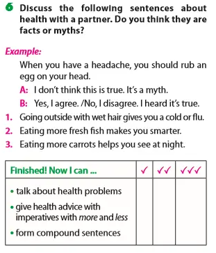 Unit 2 lớp 7 Looking back