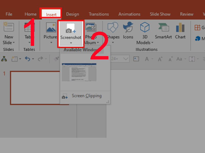 Cách chụp, quay màn hình bằng PowerPoint
