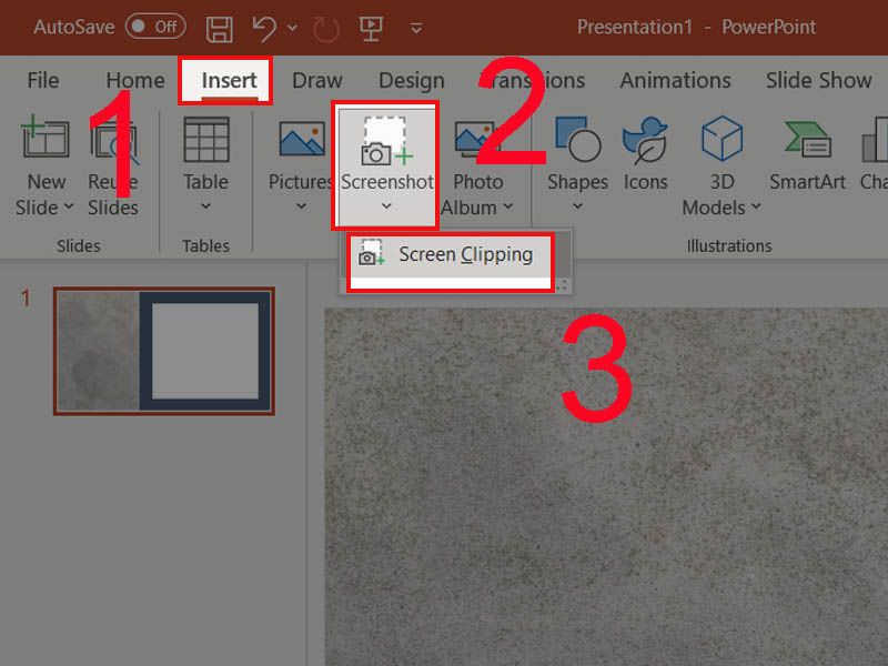 Cách chụp, quay màn hình bằng PowerPoint