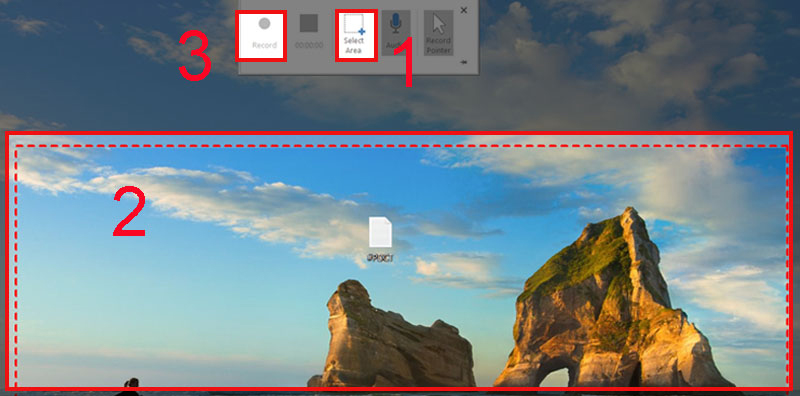 Cách chụp, quay màn hình bằng PowerPoint