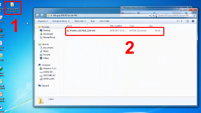 Quay màn hình máy tính Windows 7/8