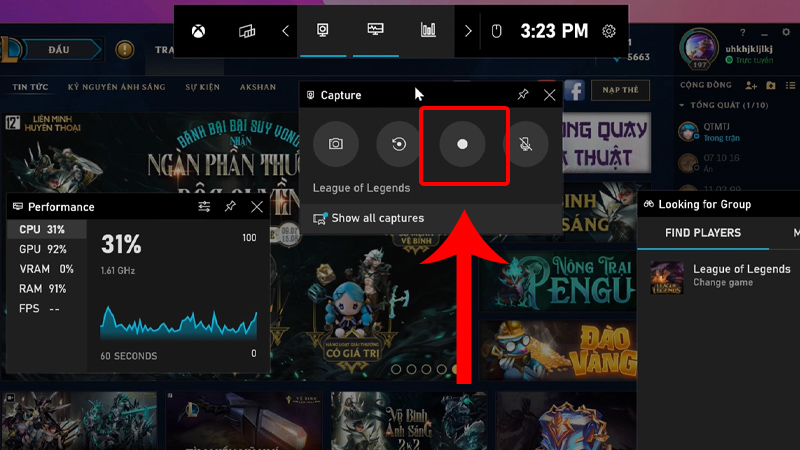 Quay màn hình máy tính Windows 10