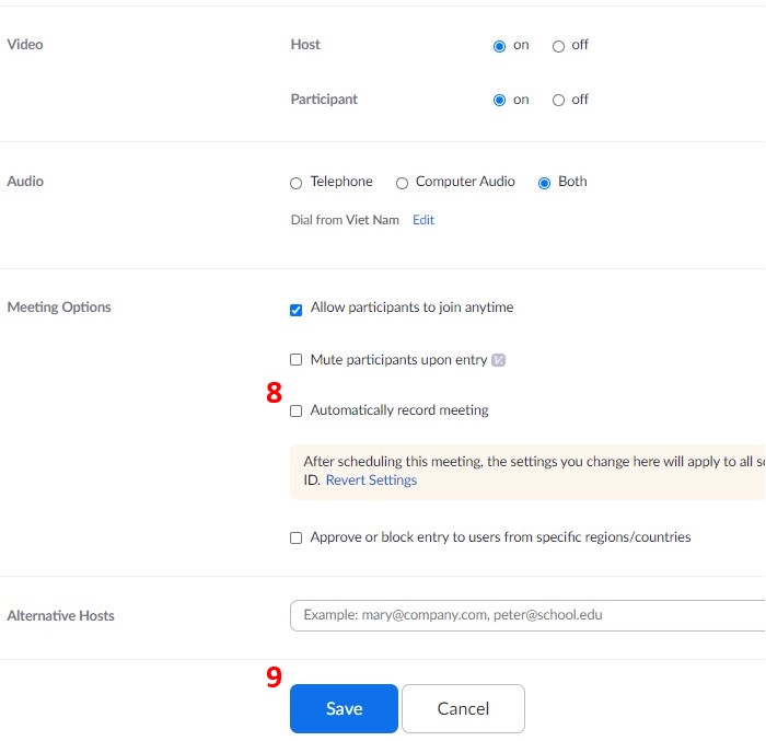Hướng dẫn cách điểm danh học sinh trên Zoom