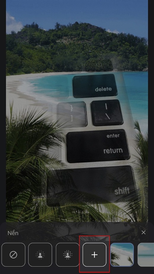 Thay đổi phông nền