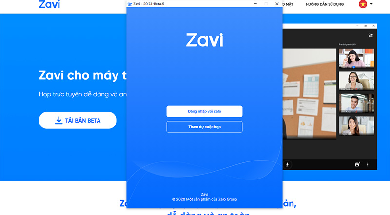 Cách tải, cài đặt phần mềm họp online Zavi trên máy tính