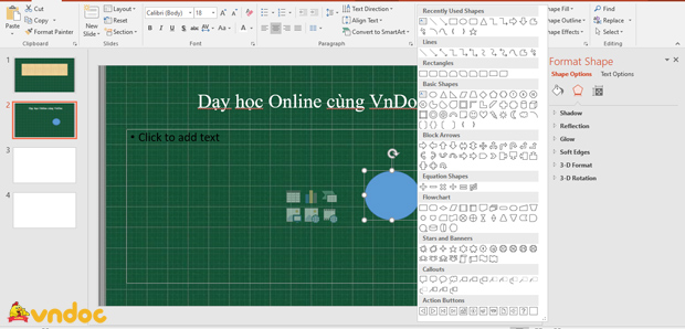 Tạo nền bảng xanh