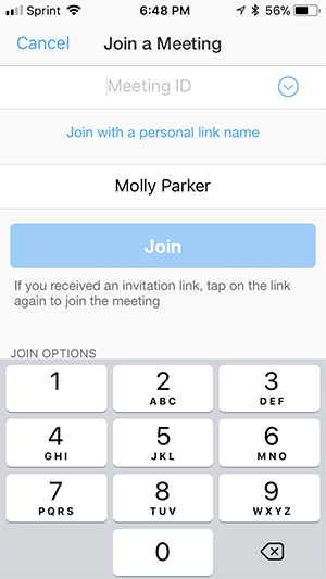 Cách tham gia cuộc họp trên Zoom trên điện thoại