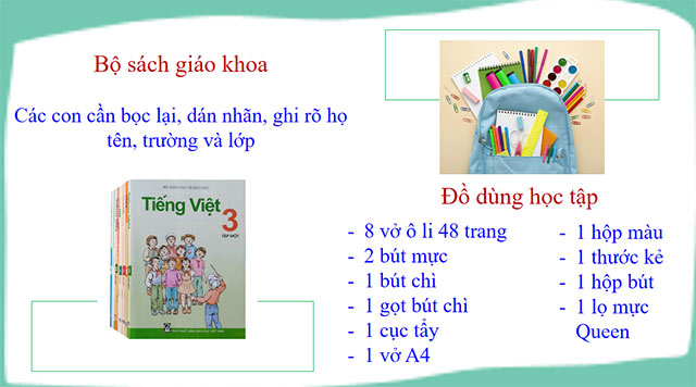Slide chào mừng năm học mới