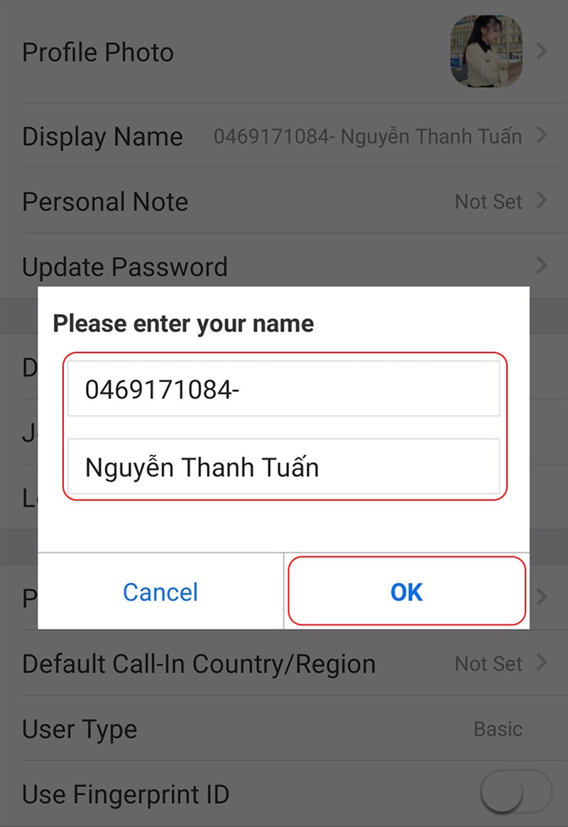 Cách đổi thông tin cá nhân, tên, mật khẩu Zoom đơn giản