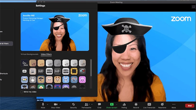 Cách sử dụng filter trên ứng dụng Zoom giúp làm đẹp