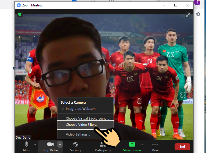 Cách sử dụng filter trên ứng dụng Zoom giúp làm đẹp