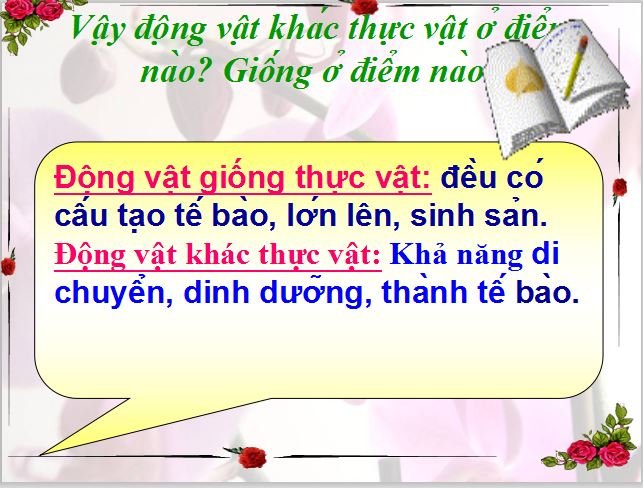 Giáo án PowerPoint lớp 7 môn Sinh