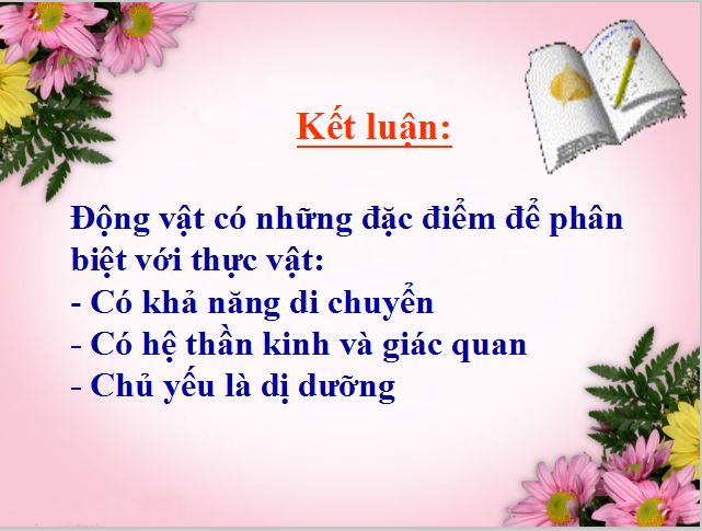 Giáo án PowerPoint lớp 7 môn Sinh