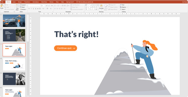 Hướng dẫn cách tạo bài trắc nghiệm với PowerPoint