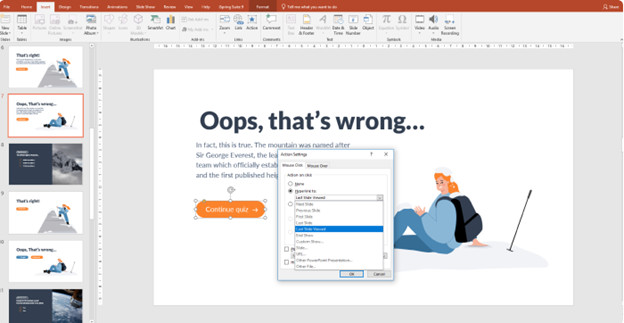 Hướng dẫn cách tạo bài trắc nghiệm với PowerPoint