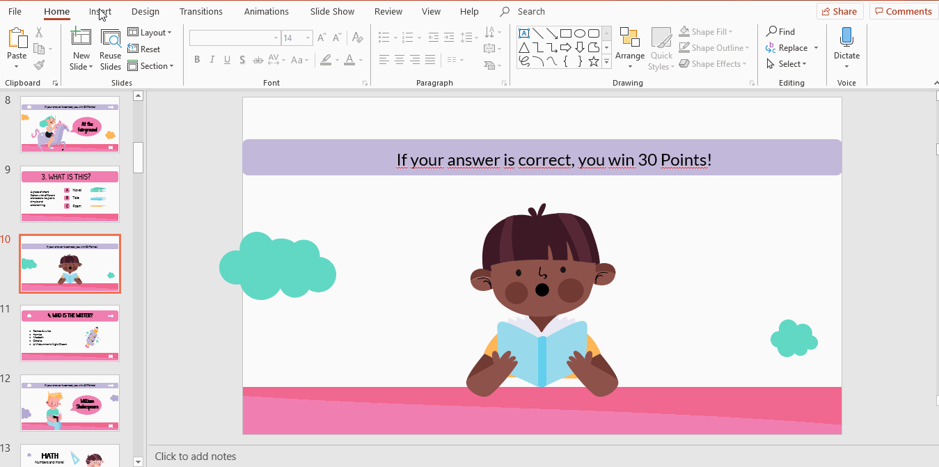 Hướng dẫn tạo trò chơi (game) đố vui trên Powerpoint