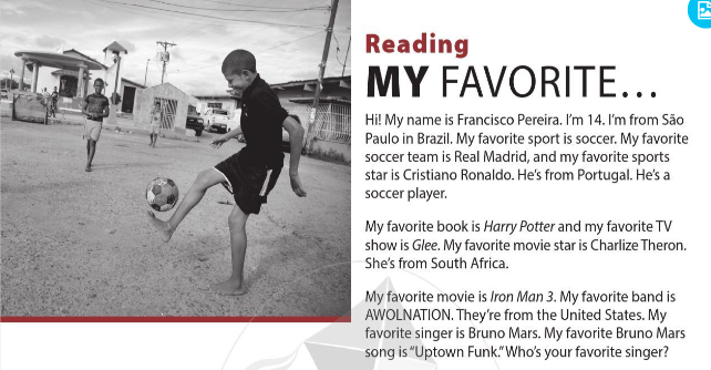 Giải Anh 6 Unit 1 Reading SBT