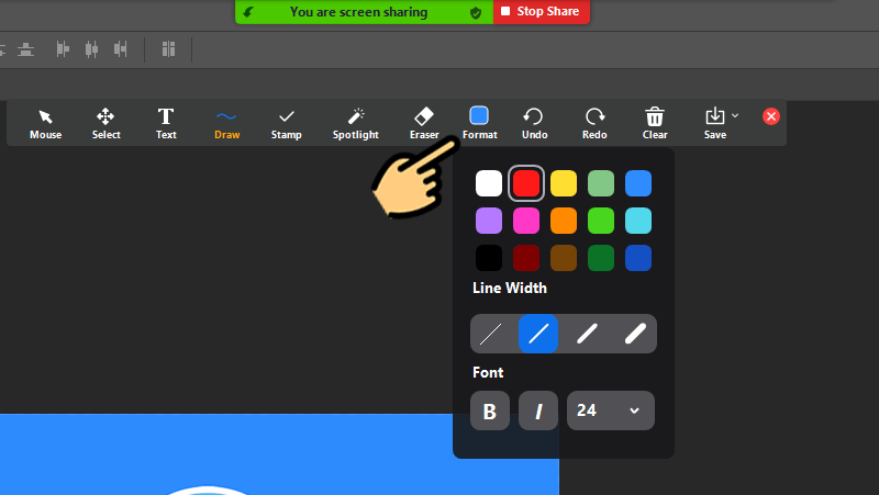 2 cách vẽ hình trên Zoom Meetings cho máy tính
