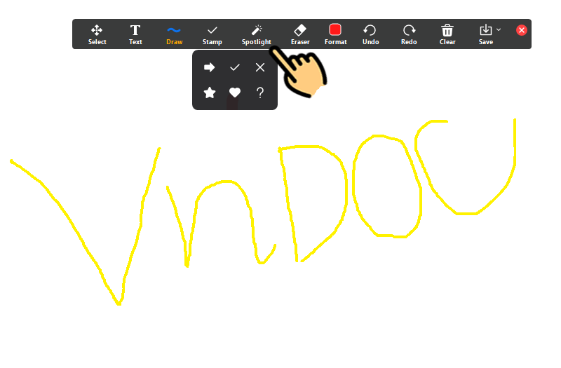 2 cách vẽ hình trên Zoom Meetings cho máy tính
