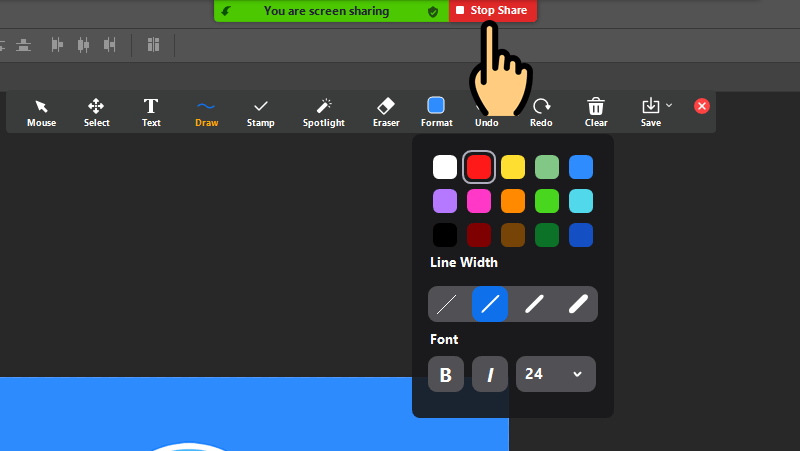 2 cách vẽ hình trên Zoom Meetings cho máy tính