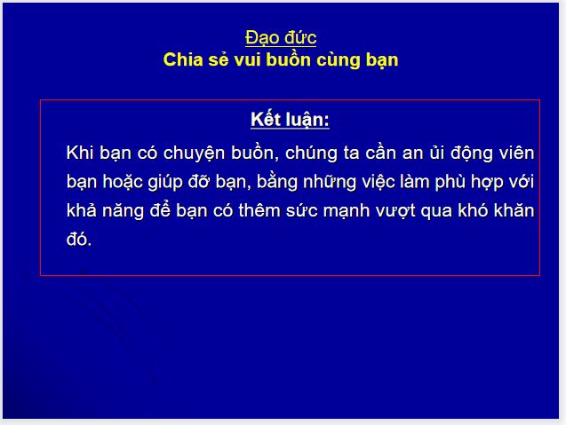 Giáo án điện tử lớp 3 môn Đạo Đức