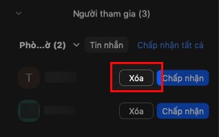 Cách bật, tắt xét duyệt người tham gia trên Zoom
