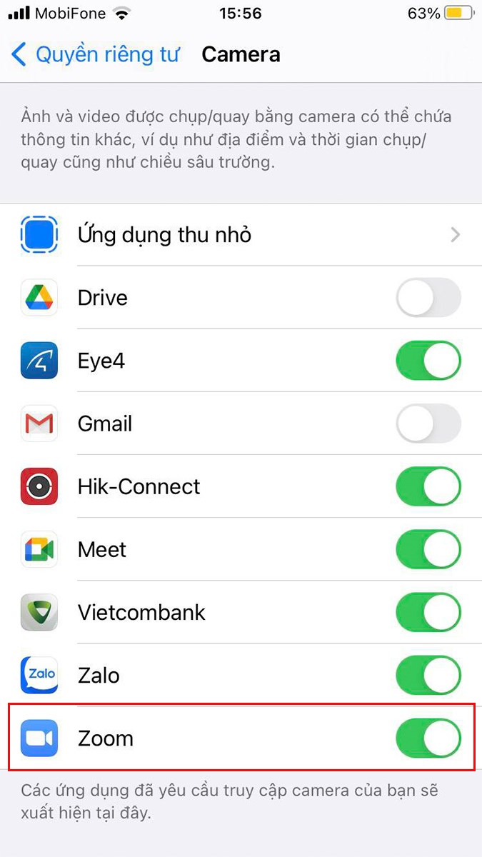 Cách sửa lỗi Zoom is unable to detect a camera