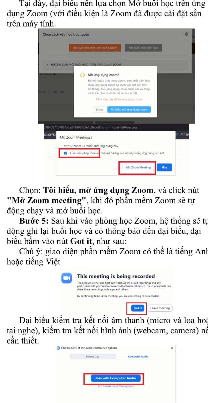 Hướng dẫn dành cho giáo viên cốt cán tham gia phòng học ảo mô đun 4