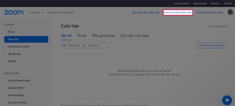 Hướng dẫn cách đăng nhập Zoom trên web