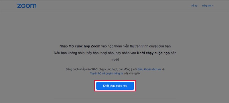 Hướng dẫn cách đăng nhập Zoom trên web