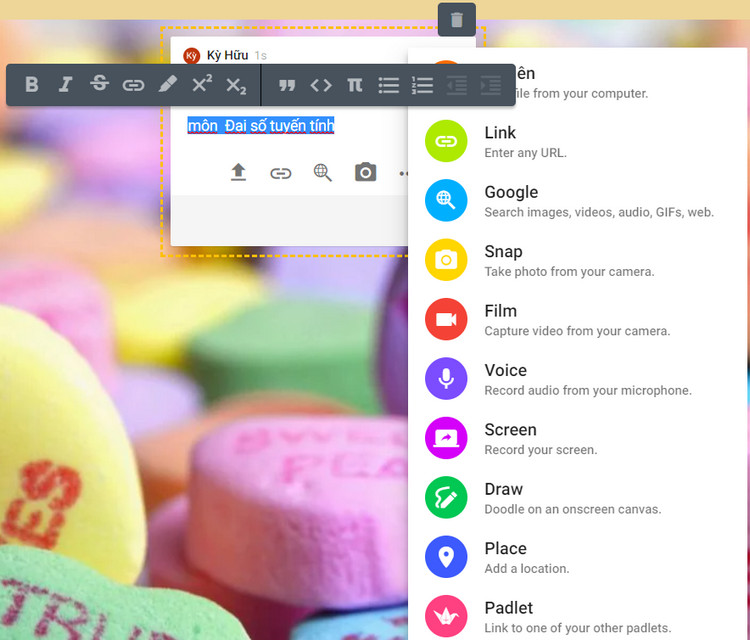 Hướng dẫn sử dụng Padlet từ A-Z